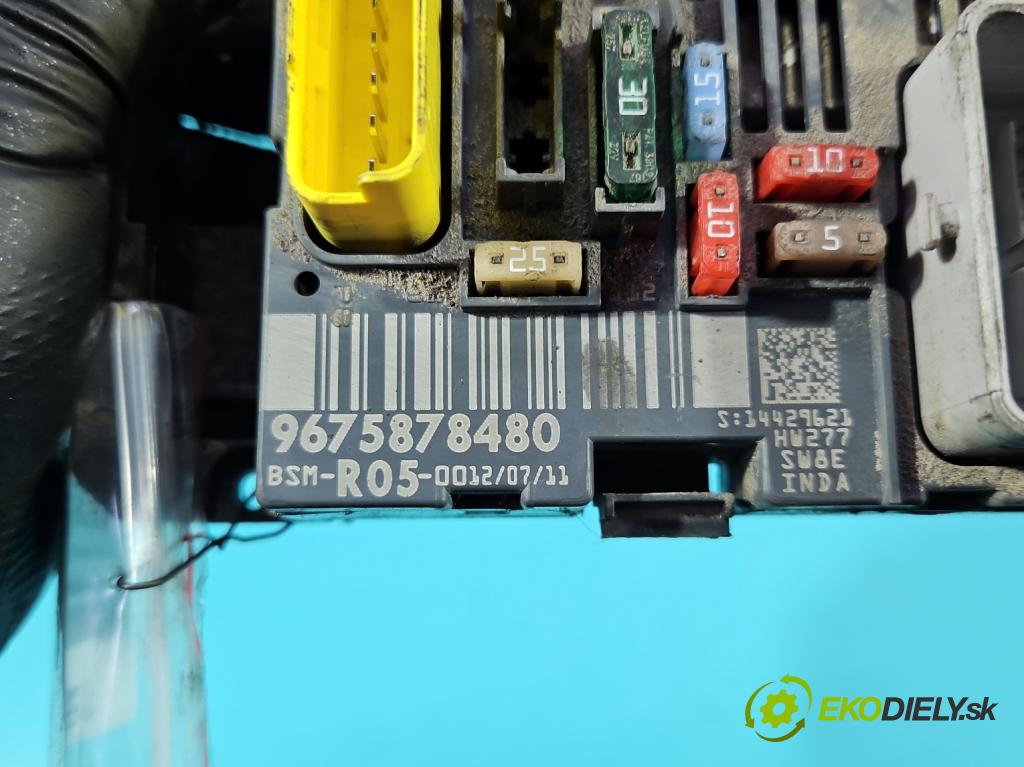 Citroen Berlingo II 2008-2018 1.6 hdi 90 HP manual 66.2 kW 1560 cm3 5- riadiaca jednotka ostatné 9675878480