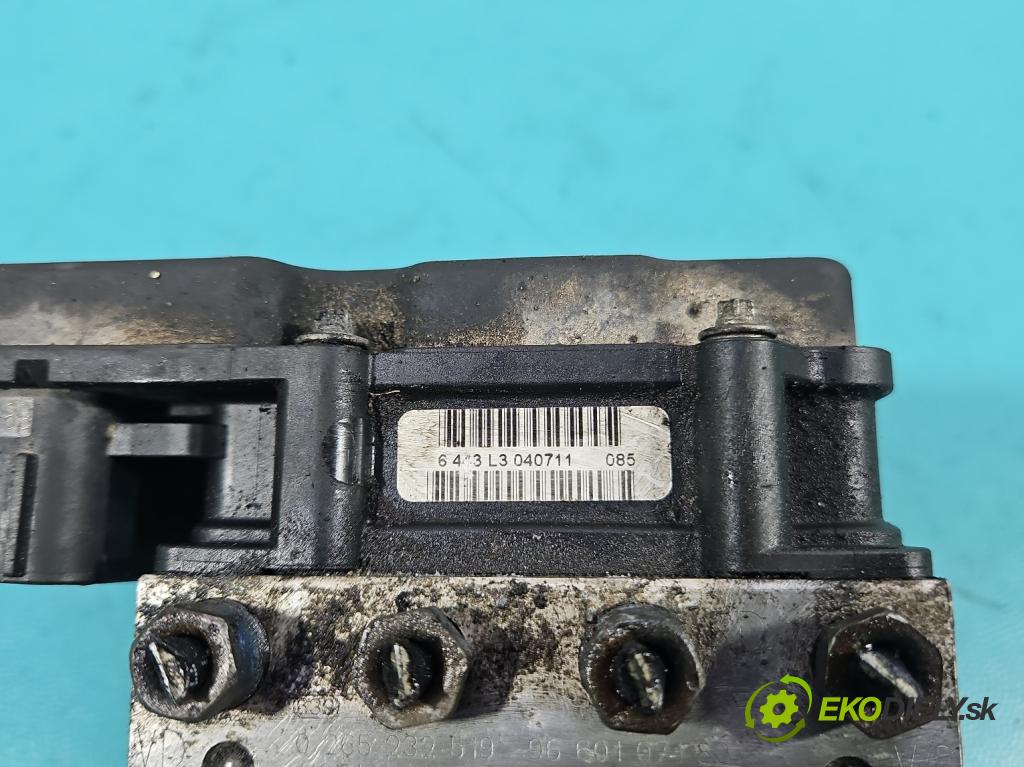 Citroen Berlingo II 2008-2018 1.6 hdi 90 HP manual 66.2 kW 1560 cm3 5- čerpadlo abs 0265800968 (Pumpa ABS)