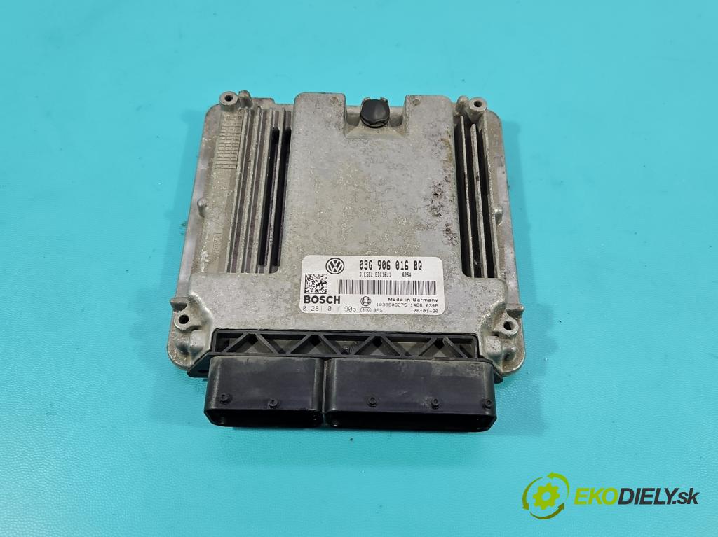 Skoda Octavia II 2004-2013 1.9 tdi 105 HP manual 77 kW 1896 cm3 5- riadiaca jednotka motora 03G906016BQ