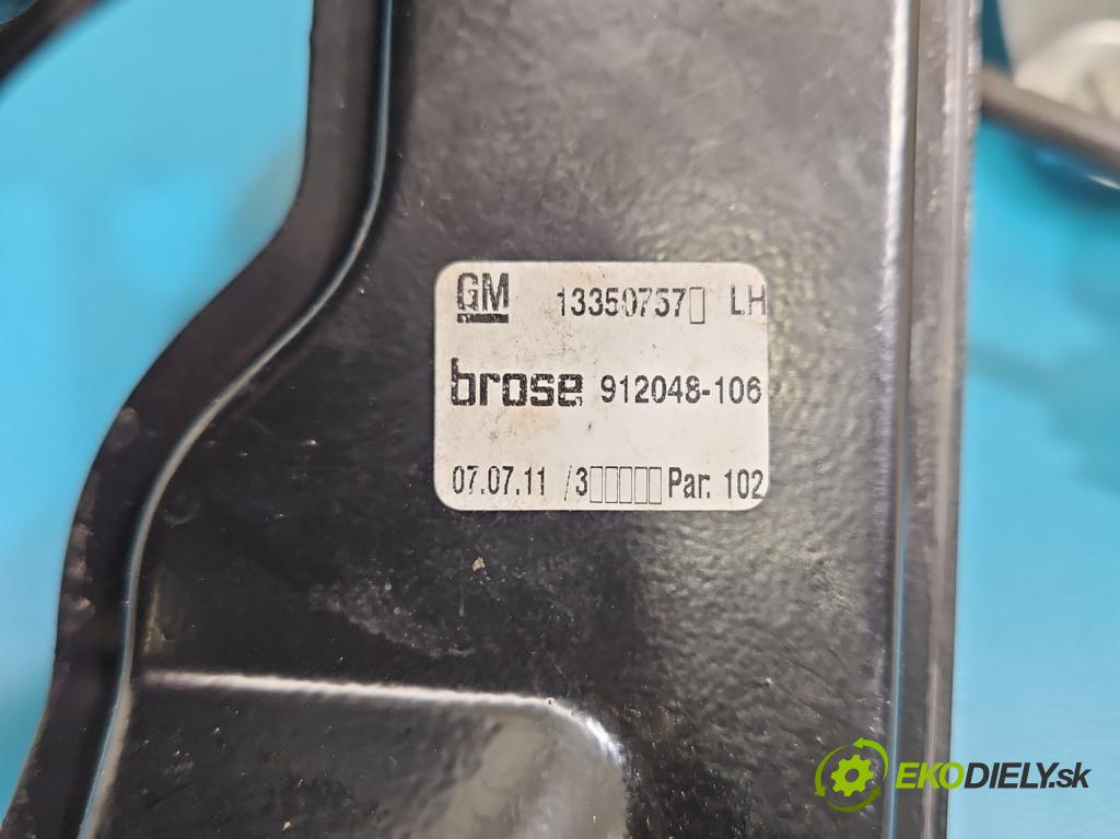 Opel Astra IV 2009-2015 1.7 cdti 125 HP manual 92 kW 1686 cm3 5- mechanizmus okna predné ľavý 13350757