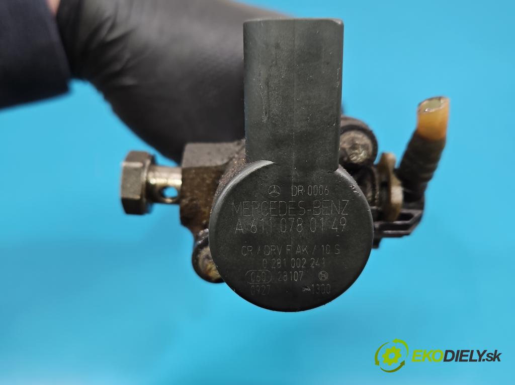 Mercedes A W168 1997-2004 1.7 cdi 95 HP manual 70 kW 1689 cm3 5- lišta vstrekovacia 0445214005 (Vstrekovacia lišta)