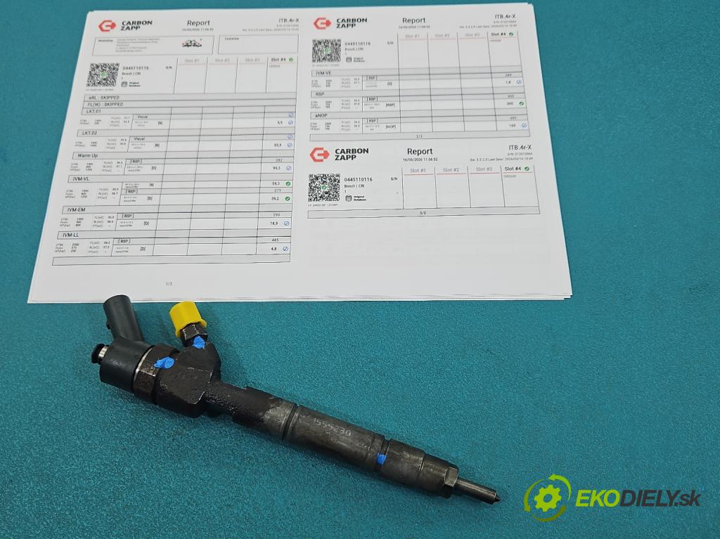 Mercedes A W168 1997-2004 1.7 cdi 95 HP manual 70 kW 1689 cm3 5- vstrek 0445110116 (Vstrekovač paliva)