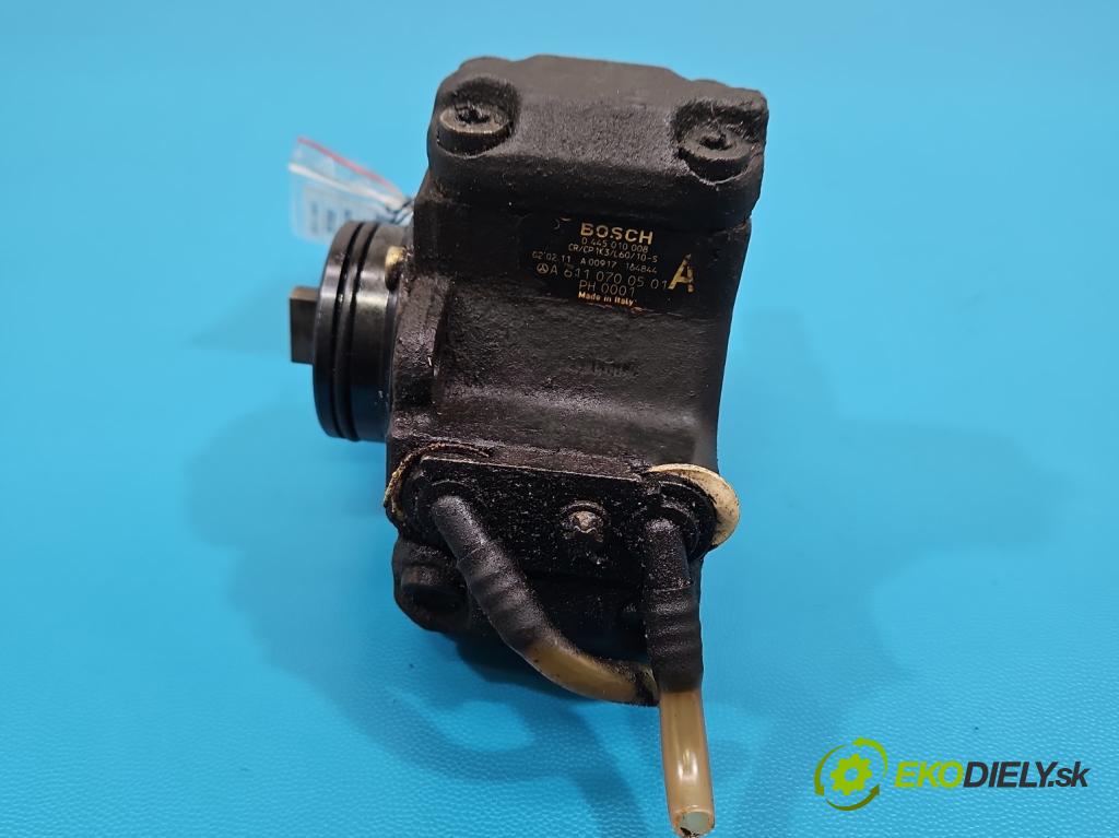 Mercedes A W168 1997-2004 1.7 cdi 95 HP manual 70 kW 1689 cm3 5- čerpadlo vstrekovacia 0445010008 (Vstrekovacie čerpadlo)