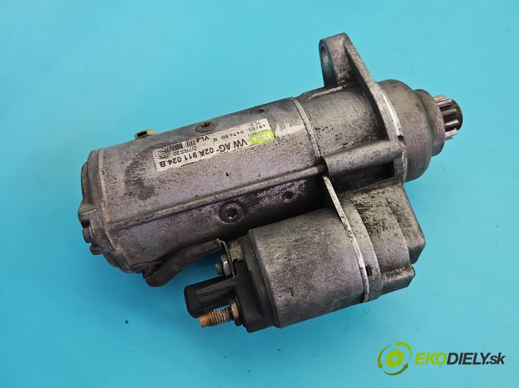 Seat Leon I 1999-2005 1.9 tdi 110 hp manual 81 kW 1896 cm3 5- startér: 02A911024B (Startér)