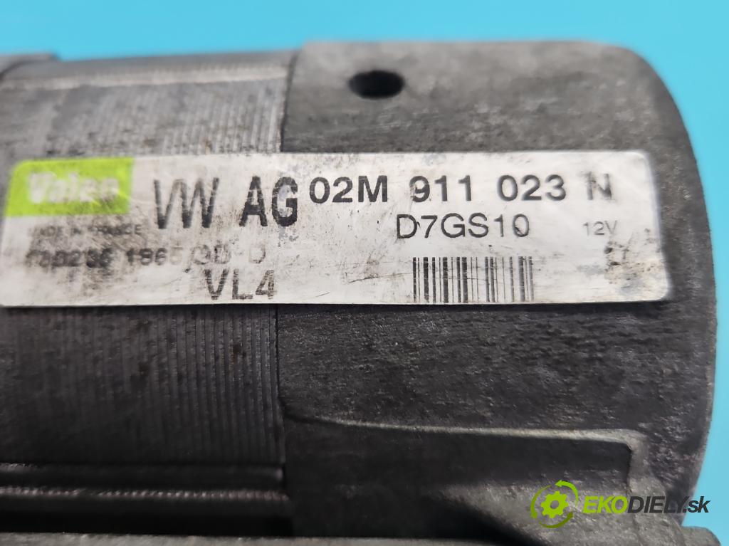 Vw Touran I 2003-2015 2.0 tdi 160 HP manual 118 kW 1968 cm3 5- štartér D7GS10 (Štartér)