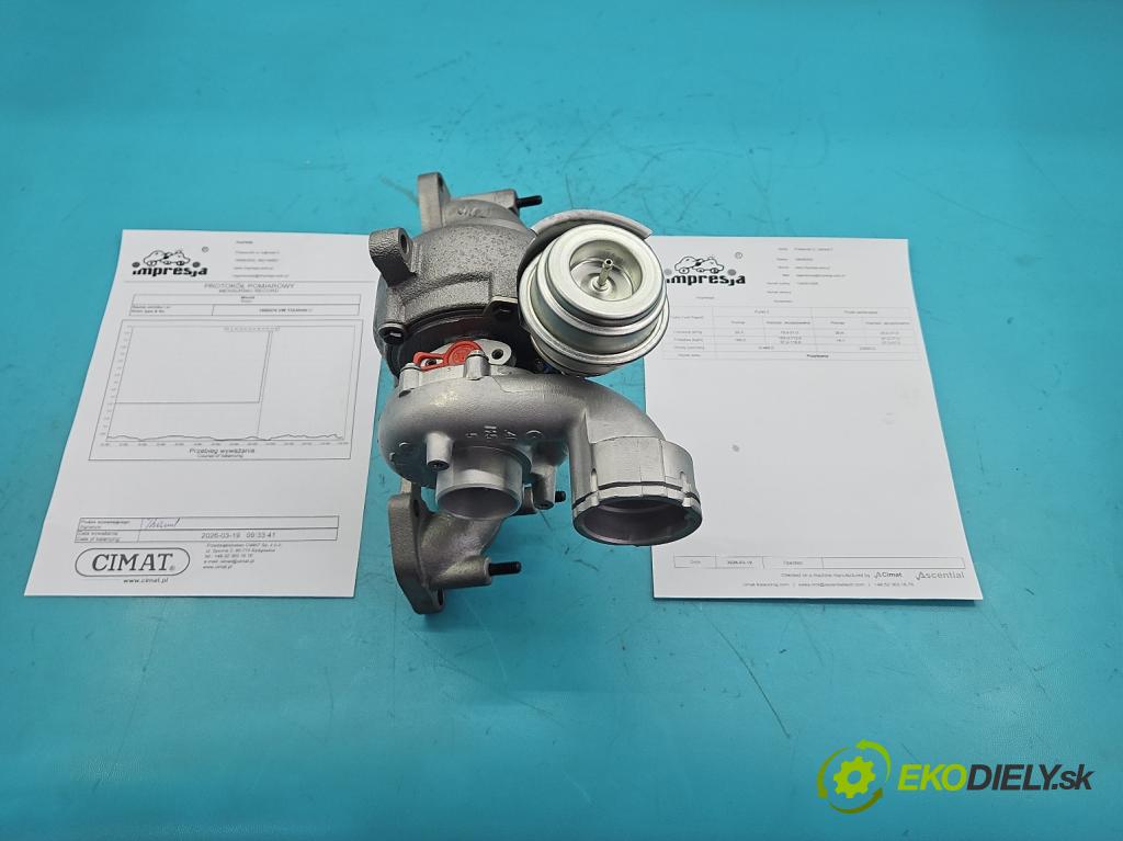 Vw Touran I 2003-2015 2.0 tdi 160 HP manual 118 kW 1968 cm3 5- turbodúchadlo, turbo repasovaná 724930-6