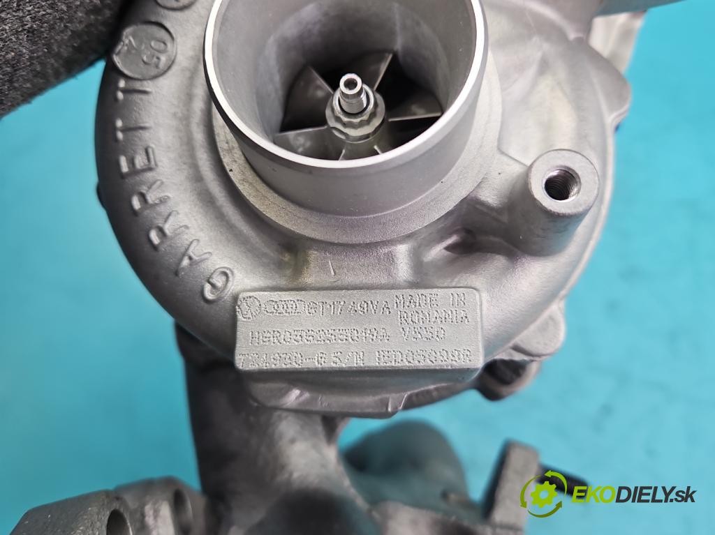 Vw Touran I 2003-2015 2.0 tdi 160 hp manual 118 kW 1968 cm3 5- Turbodmychadlo repasováno 724930-6