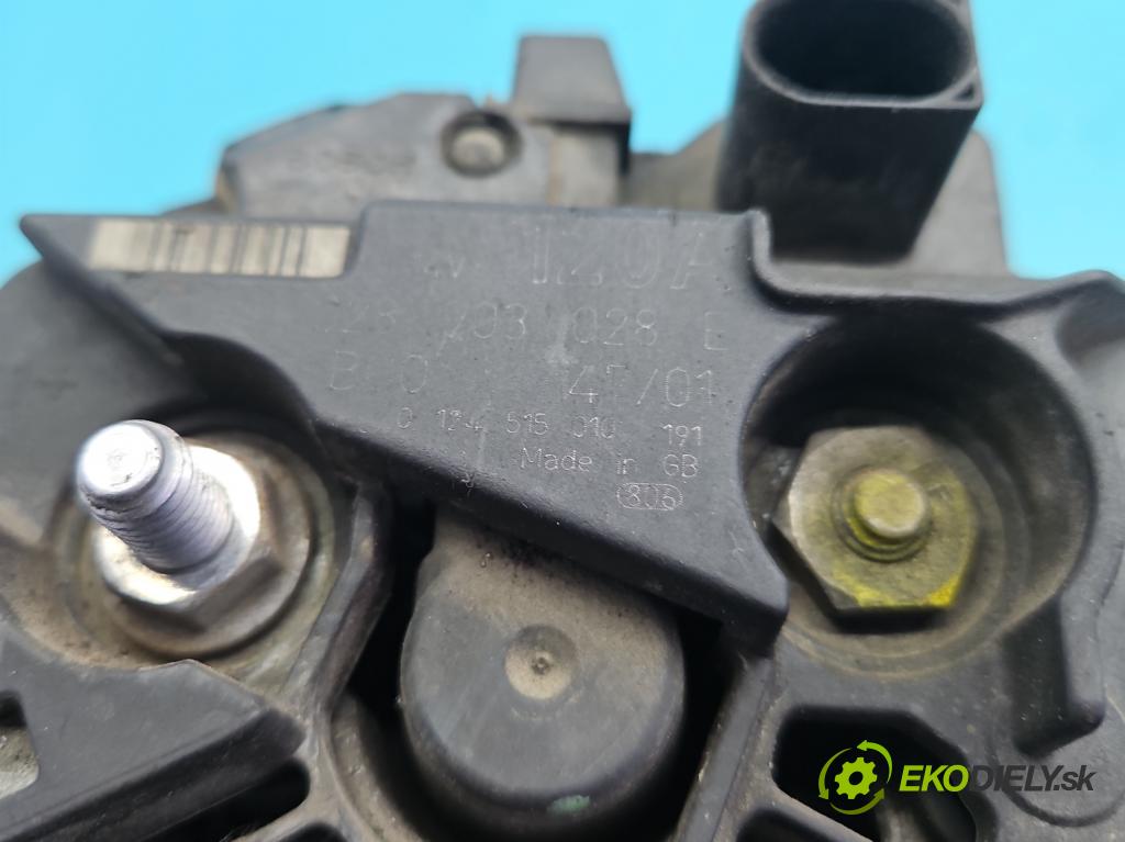Seat Leon I 1999-2005 1.9 tdi 110 HP manual 81 kW 1896 cm3 5- Alternator 028903028E (Alternátor)