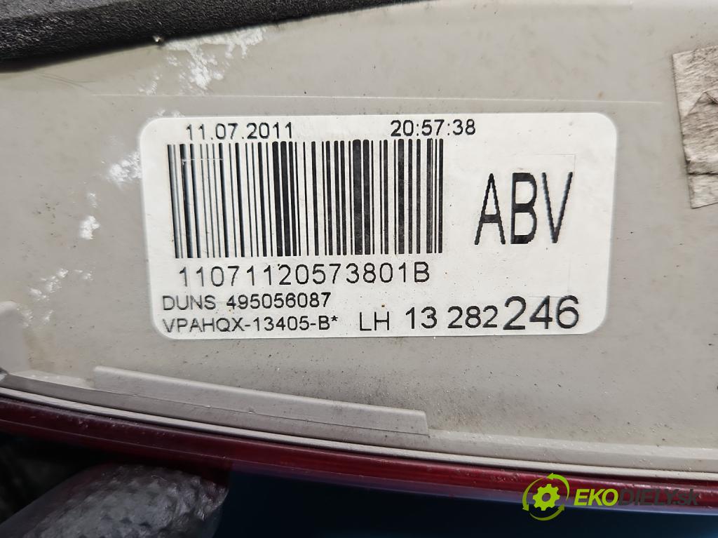 Opel Astra IV 2009-2015 1.7 cdti 125 HP manual 92 kW 1686 cm3 5- svetlo / reflektor zadné ľavé 13282246 (Kľučka dverí ostatné)