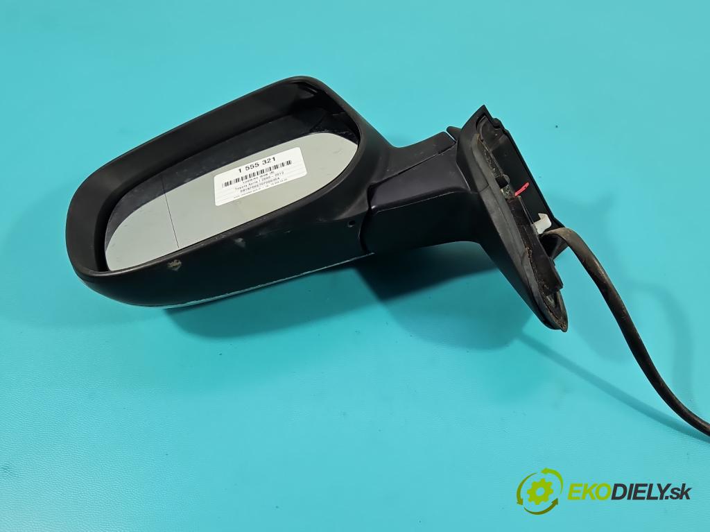Toyota Auris I 2006-2013 2.0 D4D 126 HP manual 93 kW 1998 cm3 5- zrkadlo ľavé  (Kľučka dverí ostatné)
