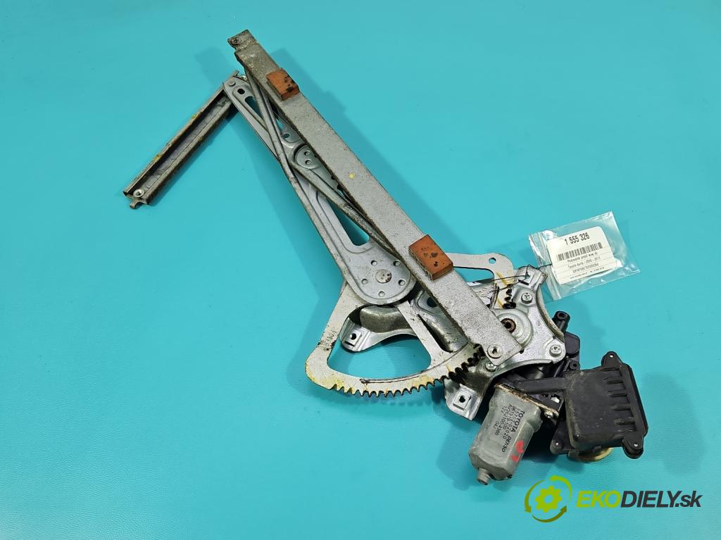 Toyota Auris I 2006-2013 2.0 D4D 126 HP manual 93 kW 1998 cm3 5- mechanizmus okna predné ľavý 85702-02020