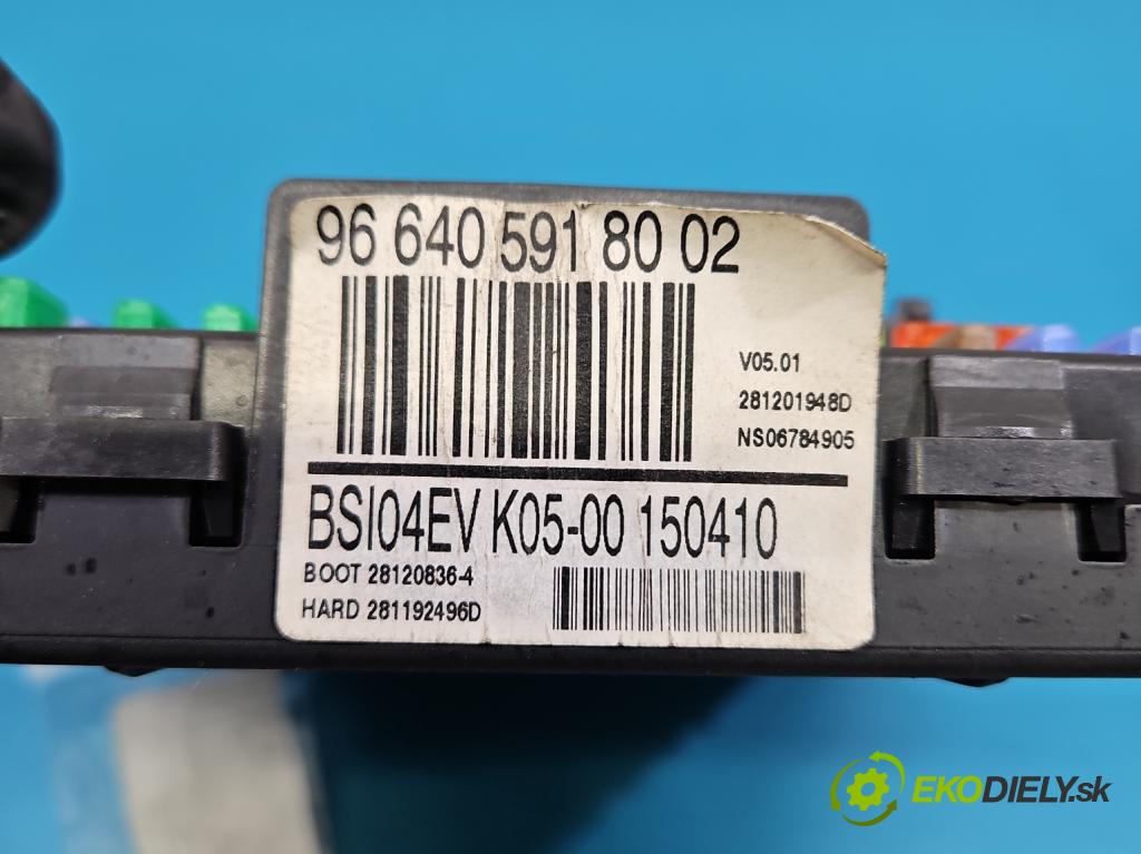 Peugeot 308 I 2007-2013 1.6 hdi 92 HP manual 68 kW 1560 cm3 5- riadiaca jednotka ostatné 9664059180