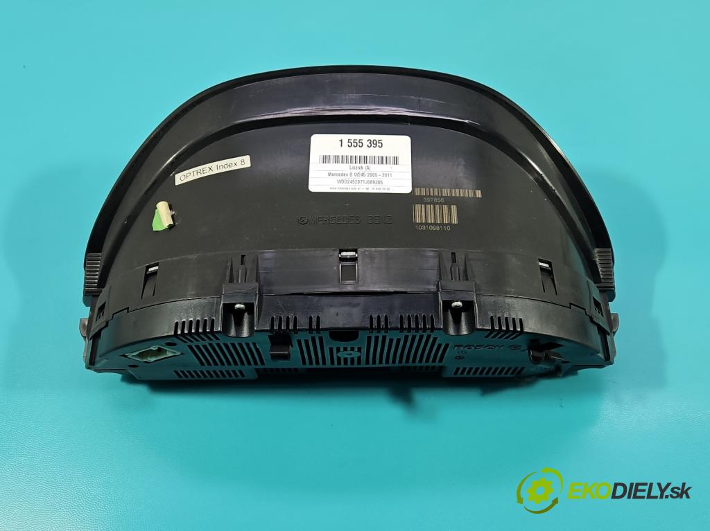 Mercedes B W245 2005-2011 2.0 CDI 109 HP manual 80 kW 1992 cm3 5- prístrojovka/ budíky 1031098101 (Prístrojová doska)