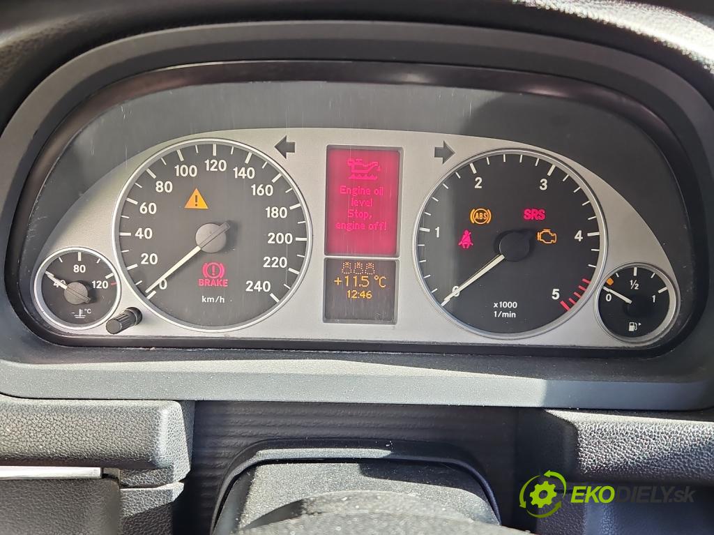 Mercedes B W245 2005-2011 2.0 CDI 109 HP manual 80 kW 1992 cm3 5- prístrojovka/ budíky 1031098101 (Prístrojová doska)