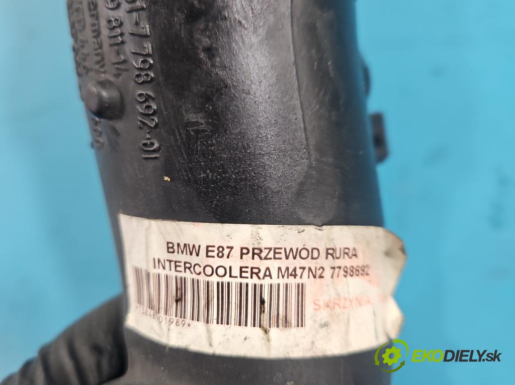 Bmw 1 E87 2004-2011 2.0d (M47): 122 HP manual 90 kW 1995 cm3 5- Trubka: 7798692