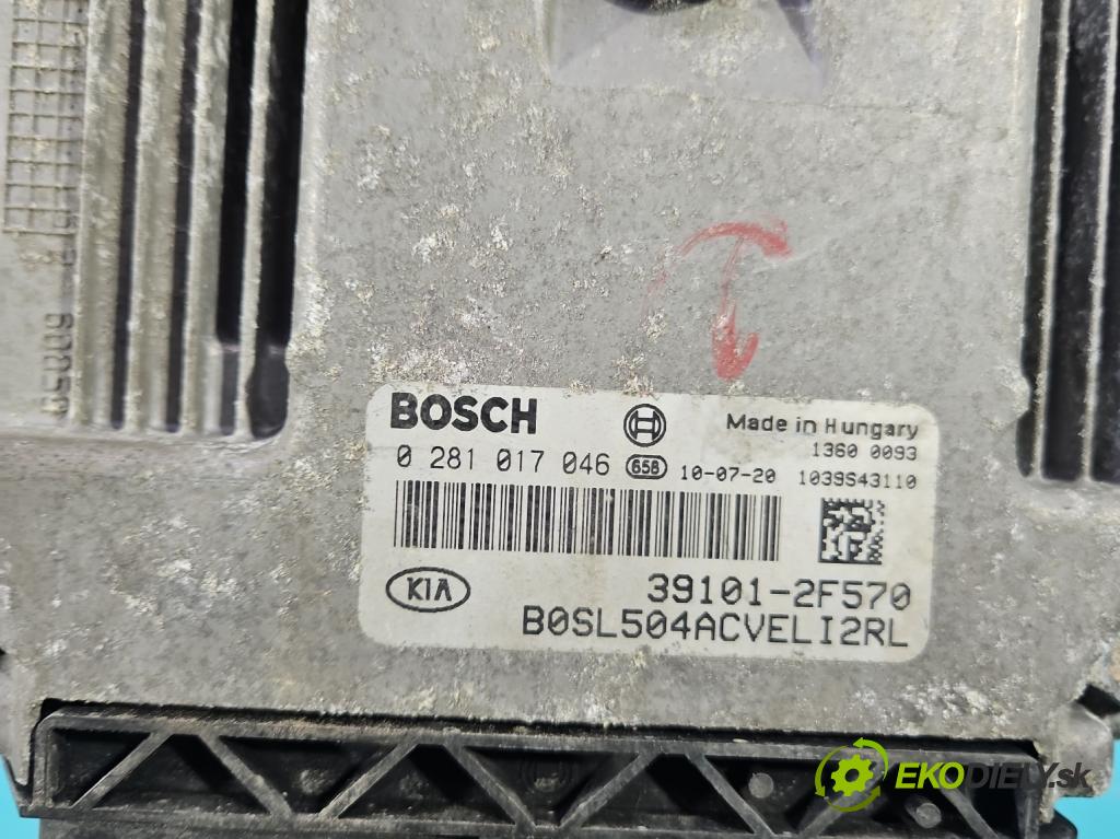 Kia Sportage III 2010-2015 2.0 crdi 136 HP automatic 100 kW 1995 cm3 5- riadiaca jednotka motora 0281017046