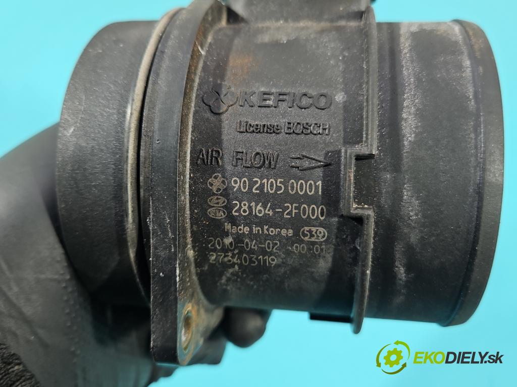 Kia Sportage III 2010-2015 2.0 crdi 136 HP automatic 100 kW 1995 cm3 5- průtokoměr: 9021050001 (Váha vzduchu)