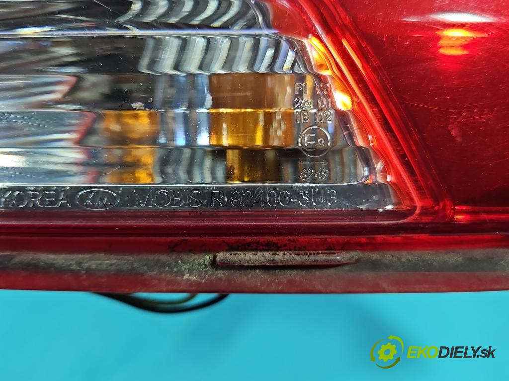 Kia Sportage III 2010-2015 2.0 crdi 136 HP automatic 100 kW 1995 cm3 5- svetlo / reflektor zadné pravé nárazník 92406-3U3
