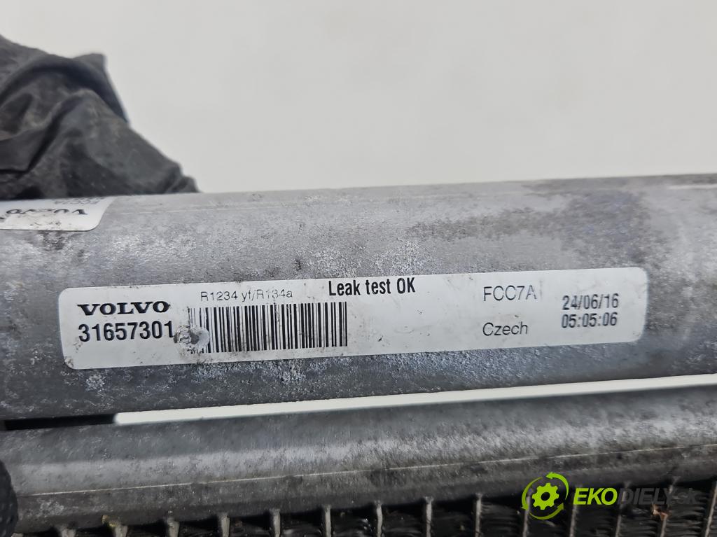 Volvo S90 II 2016- 2.0 T 320KM automatic 235 kW 1969 cm3 4- chladič klimatizácie 31657301 (Chladič klimatizácie)