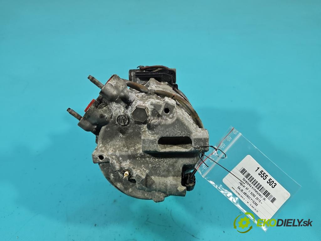 Jaguar XF II X260 2015- 3.0 V6 340KM automatic 250 kW 2995 cm3 4- Kompresor: klíma CPLA-19D629-BF (Kompresor klimatizace)