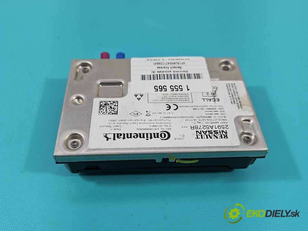 Renault Express 1.5 dci 95 HP manual 70 kW 1461 cm3 5- riadiaca jednotka ostatné 2591A5278R