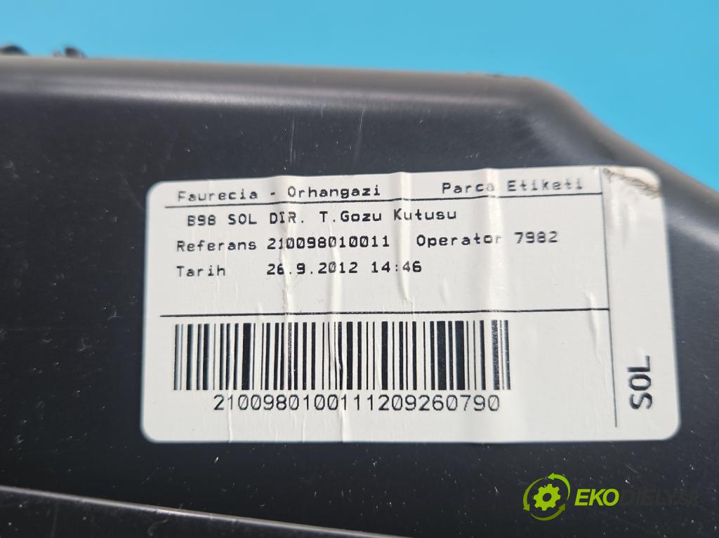 Renault Clio IV 2012-2020 1.2 16V 73 HP manual 54 kW 1149 cm3 5- kastlík 681087227R