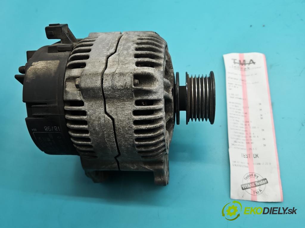Seat Alhambra I 1996-2010 1.9 tdi 90 hp manual 66 kW 1896 cm3 5- Alternator 0123320007 (Alternátor)