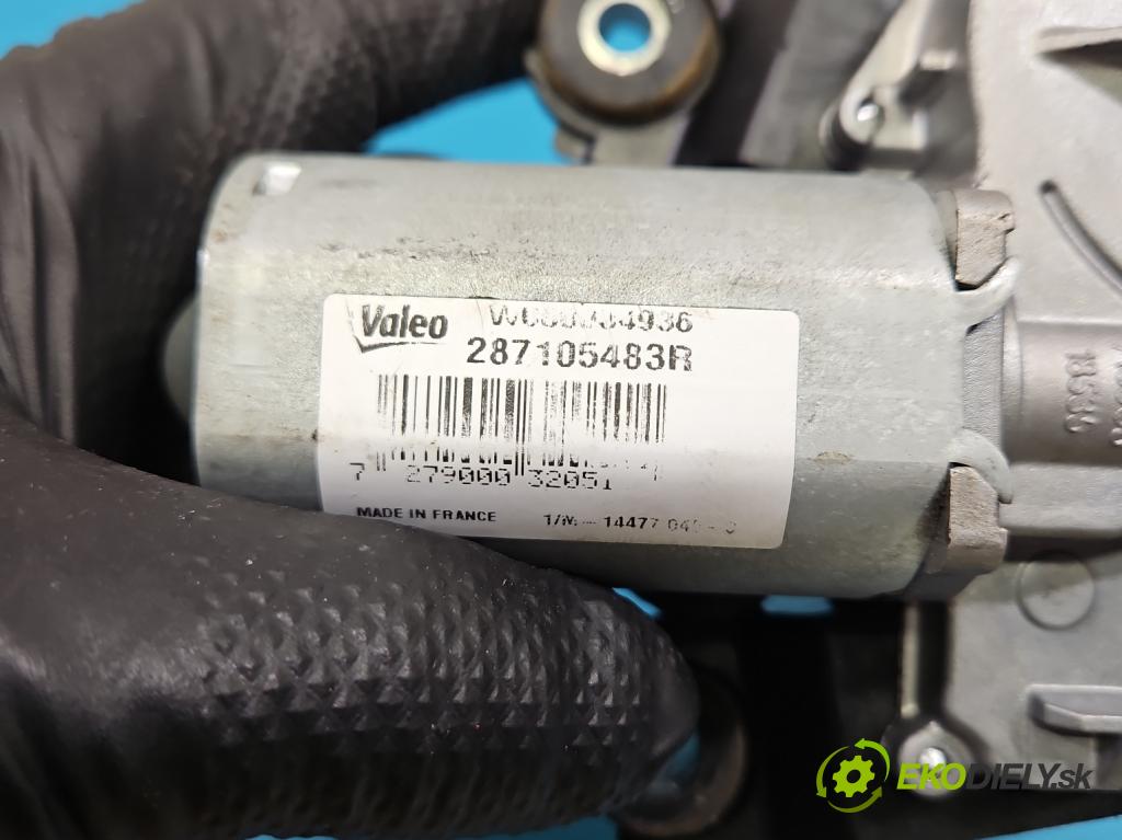 Renault Clio IV 2012-2020 1.2 16V 73 hp manual 54 kW 1149 cm3 5- motor stěrače zadní 287105483R