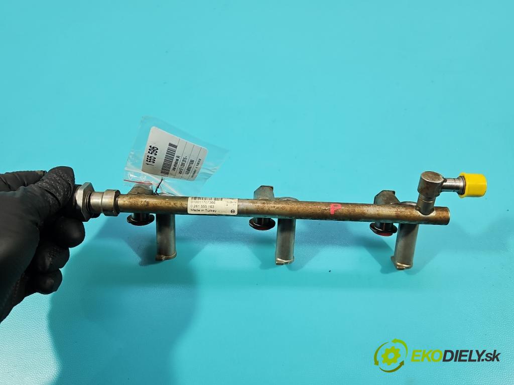 Jaguar XF II X260 2015- 3.0 V6 340KM: automatic 250 kW 2995 cm3 4- lišta vstrekovacia 0261555163 (Vstrekovacia lišta)