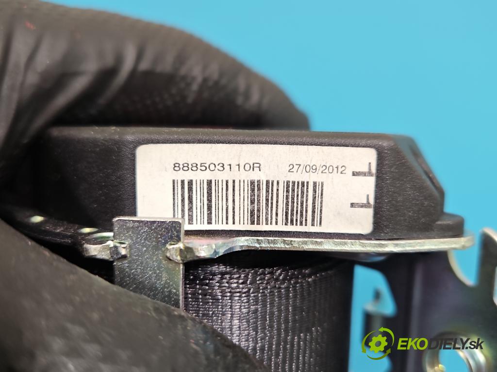 Renault Clio IV 2012-2020 1.2 16V 73 HP manual 54 kW 1149 cm3 5- pas bezpečnosť: zadné stredný 888503110R