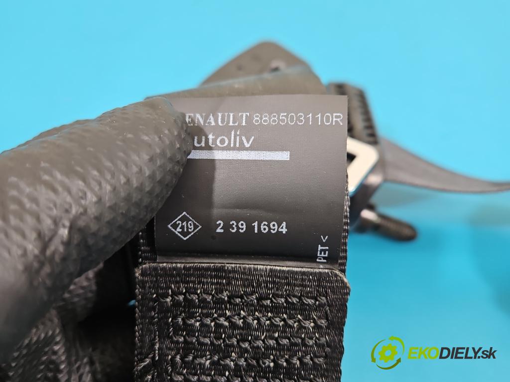 Renault Clio IV 2012-2020 1.2 16V 73 HP manual 54 kW 1149 cm3 5- pas bezpečnosť: zadné stredný 888503110R