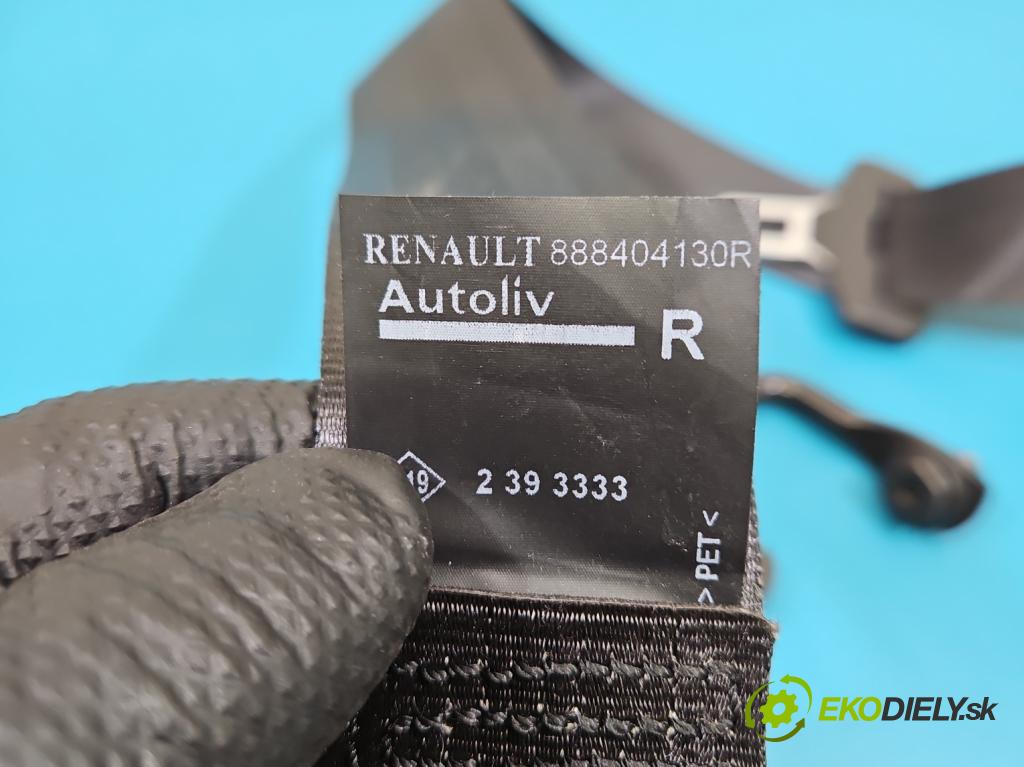 Renault Clio IV 2012-2020 1.2 16V 73 HP manual 54 kW 1149 cm3 5- pas bezpečnosť: zadné pravý 888404130R