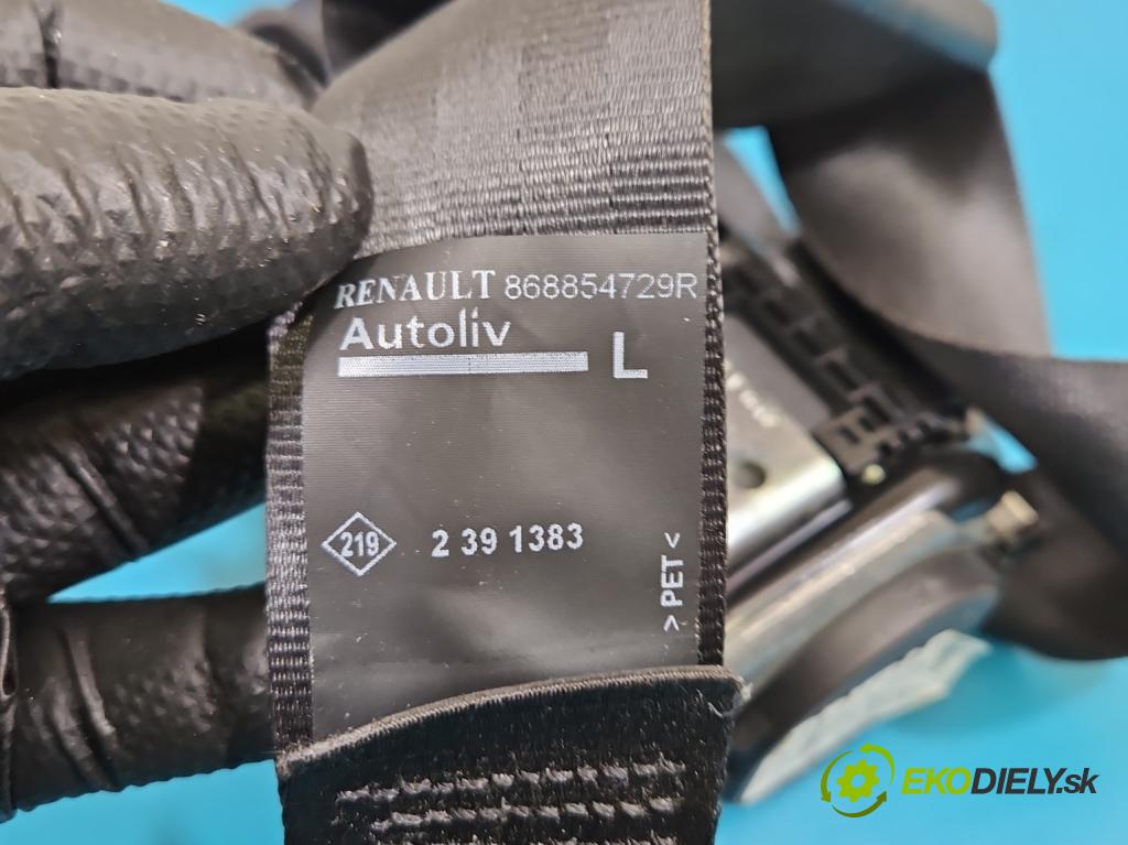 Renault Clio IV 2012-2020 1.2 16V 73 HP manual 54 kW 1149 cm3 5- pas bezpečnosť: predné ľavý 868854729R
