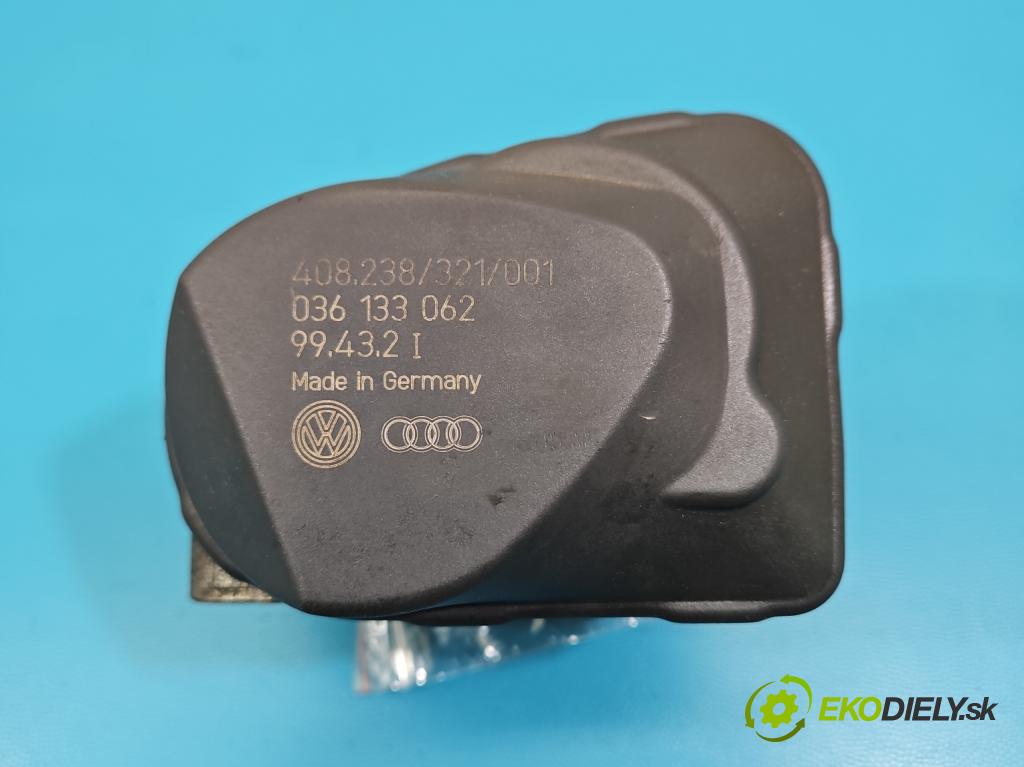 Vw Golf IV 1997-2003 1.4 16V 75 hp manual 55 kW 1390 cm3 5- škrticí klapka 036133062 (Škrticí klapka)