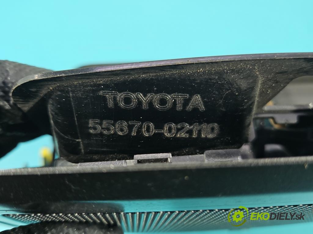 Toyota Auris I 2006-2013 2.0 D4D 126 hp manual 93 kW 1998 cm3 5- Mřížka: topení medián: 55670-02110 (Mřížka topení)