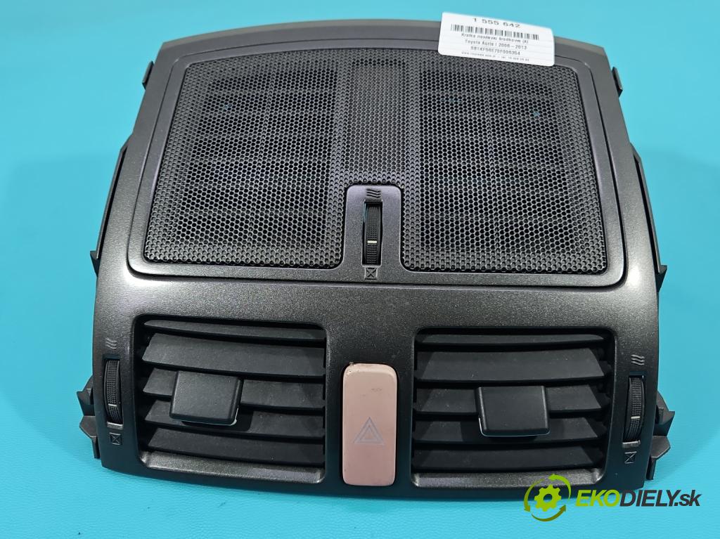 Toyota Auris I 2006-2013 2.0 D4D 126 hp manual 93 kW 1998 cm3 5- Mřížka: topení medián: 55670-02110 (Mřížka topení)