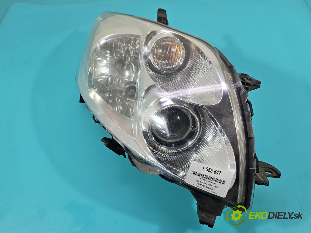 Toyota Auris I 2006-2013 2.0 D4D 126 HP manual 93 kW 1998 cm3 5- Reflektor: pravý  (Svetlo predné pravé)