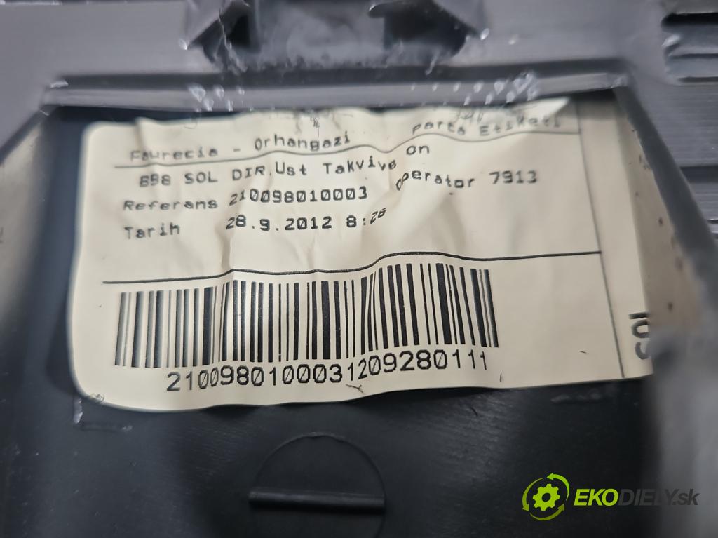 Renault Clio IV 2012-2020 1.2 16V 73 hp manual 54 kW 1149 cm3 5- kokpit,přistrojova deska