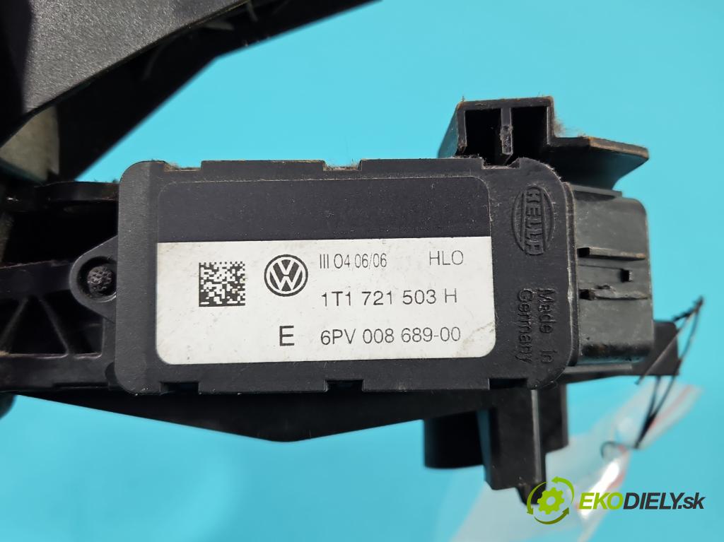Vw Touran I 2003-2015 2.0 tdi 160 HP manual 118 kW 1968 cm3 5- pedal plyn potenciometr: 1T1721503H