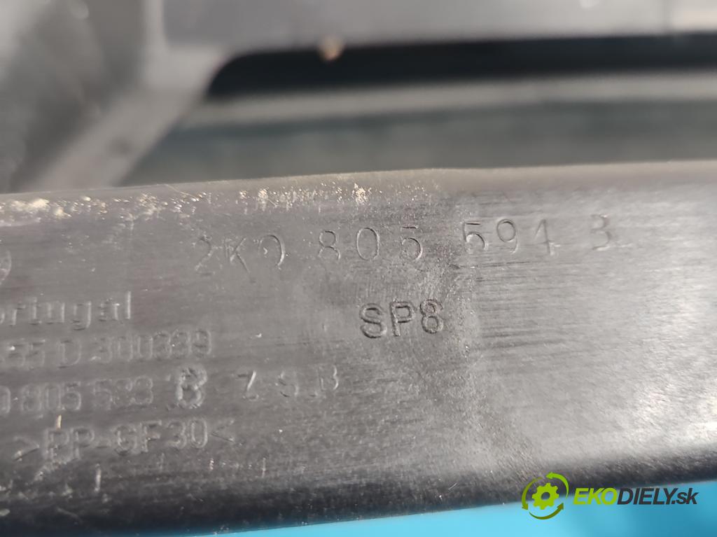 Vw Touran I 2003-2015 2.0 tdi 160 hp manual 118 kW 1968 cm3 5- stěna přední 1T0121283 (Přední výztuha)