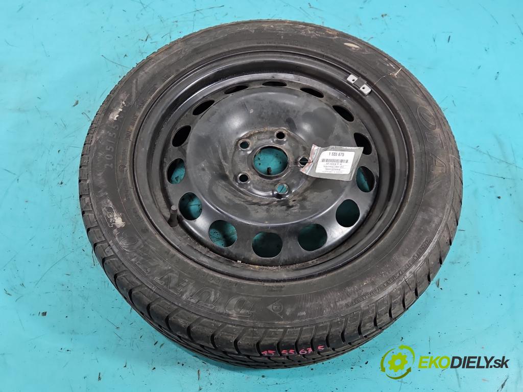 Skoda Octavia II 2004-2013 1.9 tdi 105 HP manual 77 kW 1896 cm3 5- koleso rezervne 16