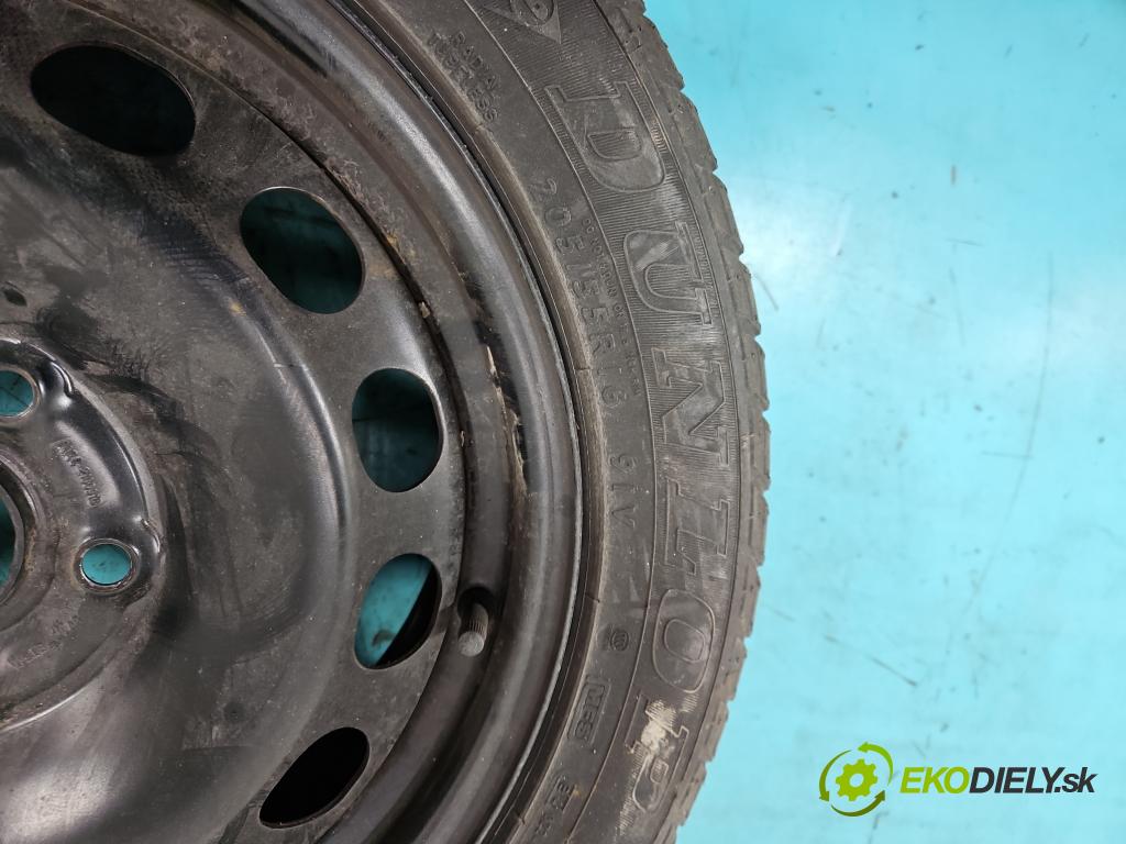 Skoda Octavia II 2004-2013 1.9 tdi 105 HP manual 77 kW 1896 cm3 5- koleso rezervne 16"