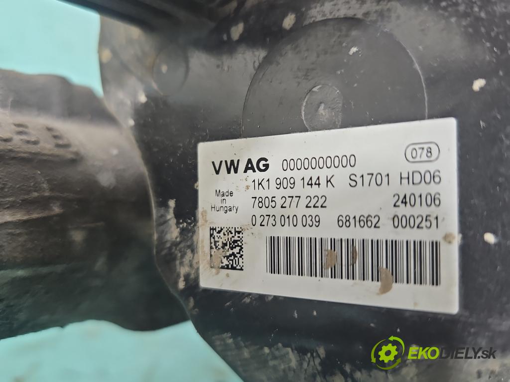 Vw Touran I 2003-2015 2.0 tdi 160 HP manual 118 kW 1968 cm3 5- Ozubené kolo: volant 1K1423105B