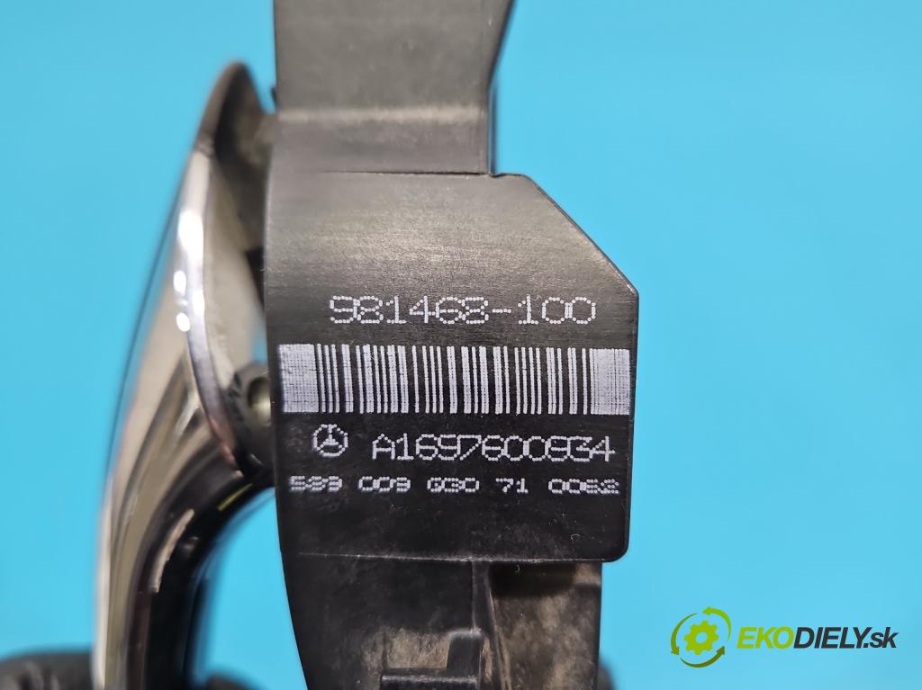 Mercedes B W245 2005-2011 2.0 CDI 109 HP manual 80 kW 1992 cm3 5- rukoväť predné ľavé mimo: A1697600934 (Kľučka dverí vonkajšia predná ľavá)