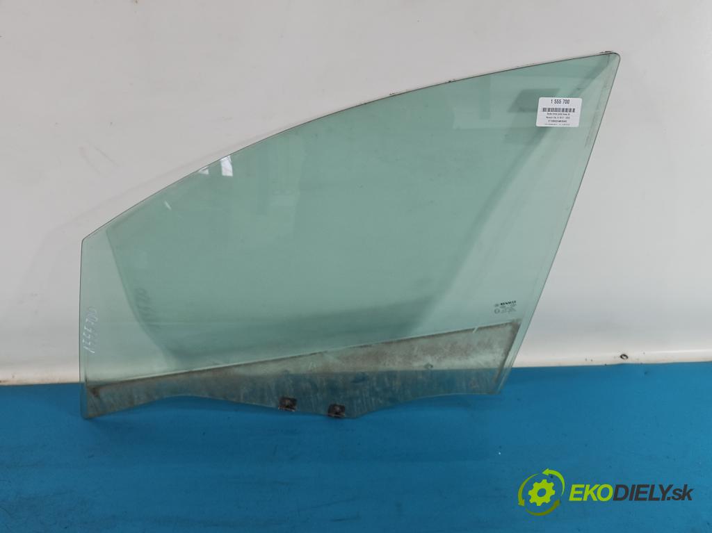 Renault Clio IV 2012-2020 1.2 16V 73 hp manual 54 kW 1149 cm3 5- sklo dveře přední levé 