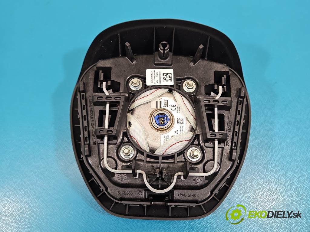 Renault Clio IV 2012-2020 1.2 16V 73 hp manual 54 kW 1149 cm3 5- Polštář: vzduch: Řidič: 985108265R (Airbag)