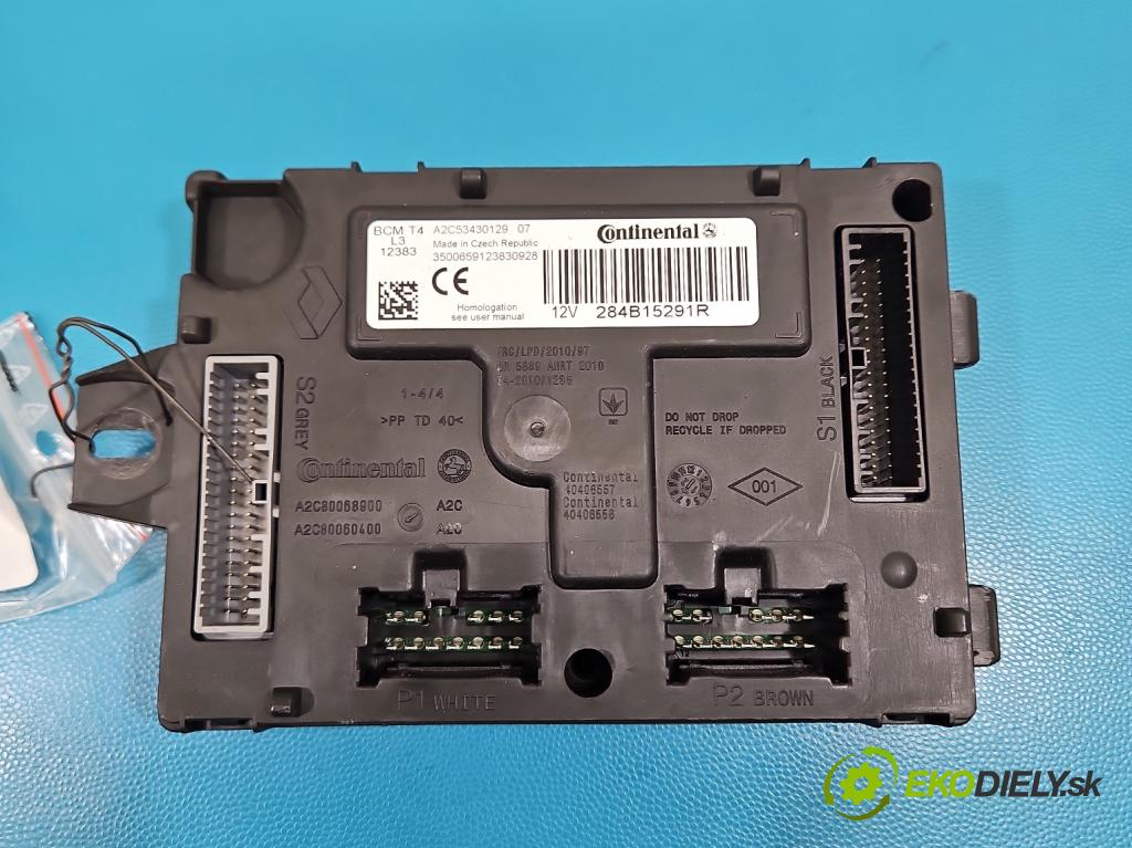 Renault Clio IV 2012-2020 1.2 16V 73 HP manual 54 kW 1149 cm3 5- riadiaca jednotka ostatné 284B15291R