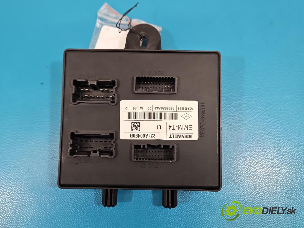 Renault Clio IV 2012-2020 1.2 16V 73 HP manual 54 kW 1149 cm3 5- riadiaca jednotka ostatné 231A00490R