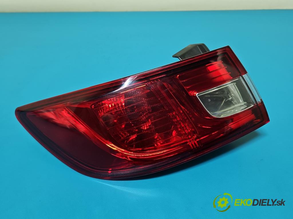 Renault Clio IV 2012-2020 1.2 16V 73 HP manual 54 kW 1149 cm3 5- svetlo / reflektor zadné ľavé 265554091R (Kľučka dverí ostatné)