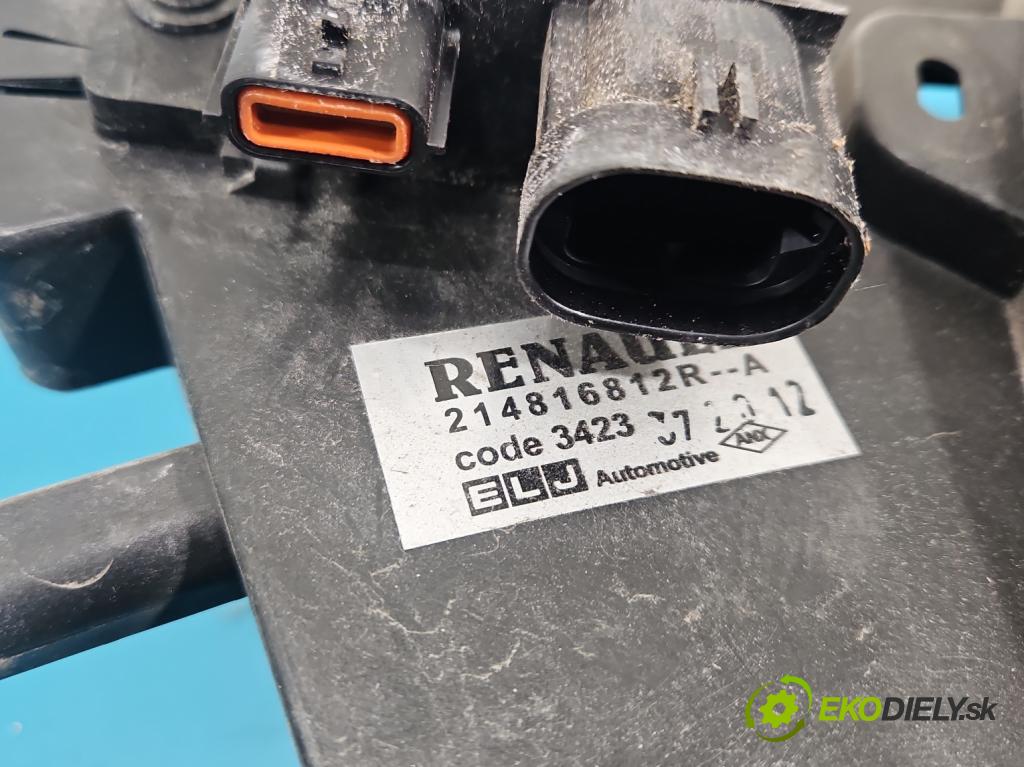 Renault Clio IV 2012-2020 1.2 16V 73 HP manual 54 kW 1149 cm3 5- Ventilátor chladiča 214816812R